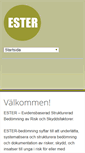 Mobile Screenshot of ester-bedomning.se